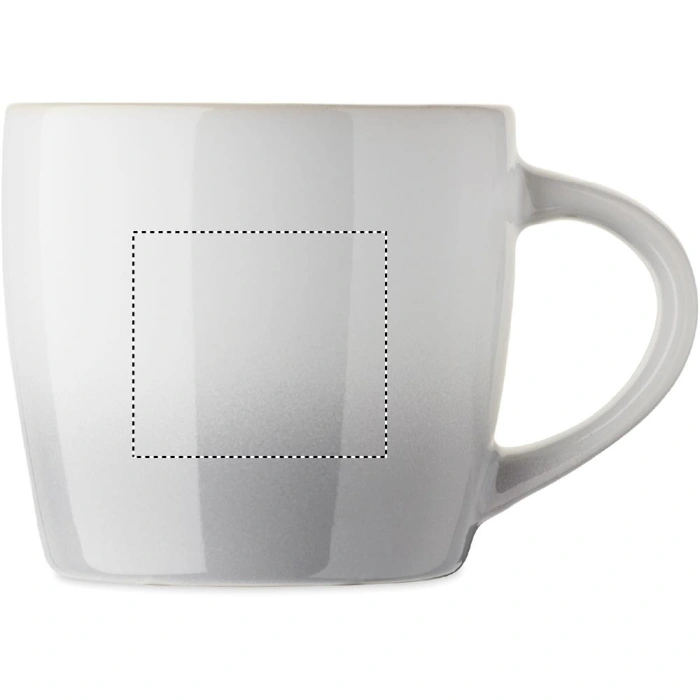 Schemat znakowania dla Tampondruk - P5 na gadżecie: Peze kubek ceramiczny z logo 300 ml, biały