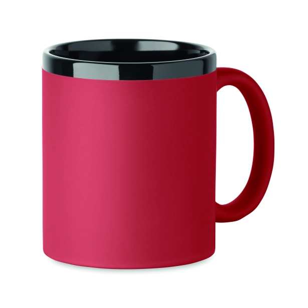 Ruby kubek ceramiczny z grawerem czerwony 300 ml