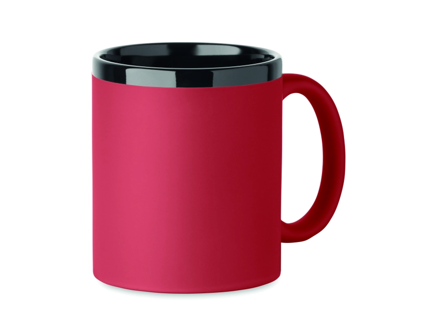 Ruby kubek ceramiczny z grawerem czerwony 300 ml