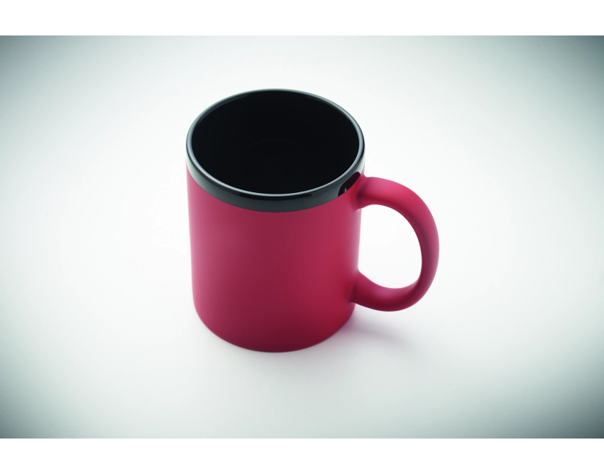 Ruby kubek ceramiczny z grawerem czerwony 300 ml