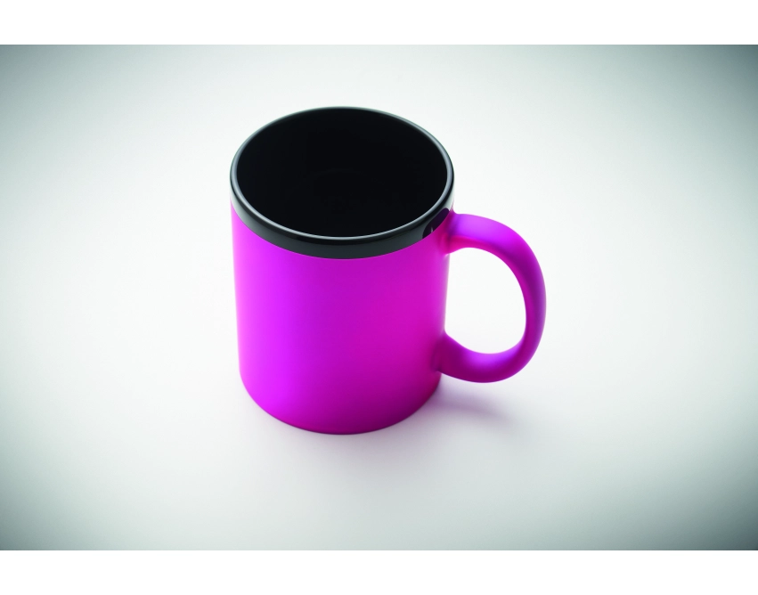 Kubek Ruby ceramiczny z grawerem 300 ml – fuksja