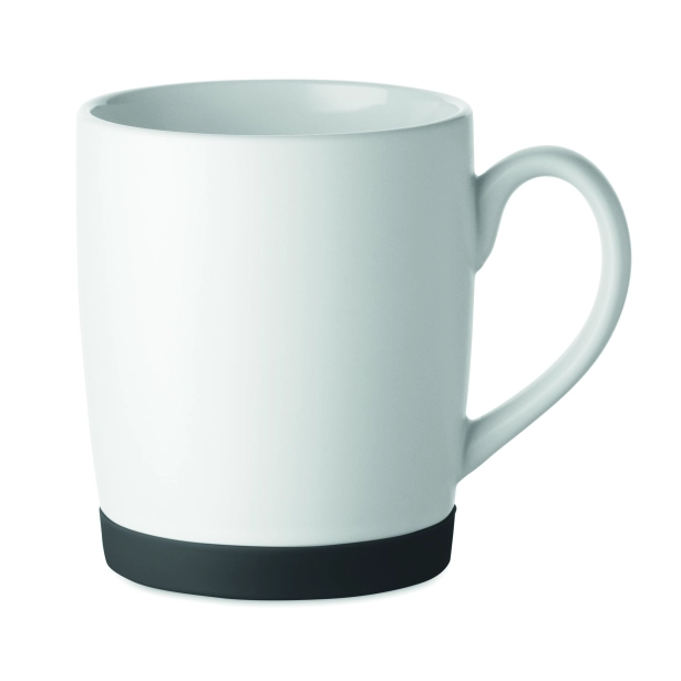 Silbase kubek ceramiczny z nadrukiem biały