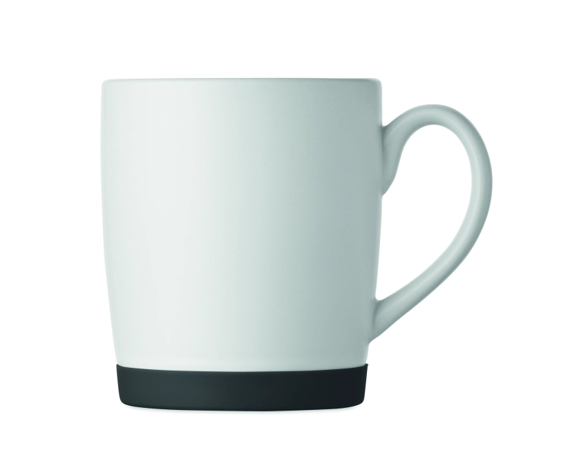 Silbase kubek ceramiczny z nadrukiem biały