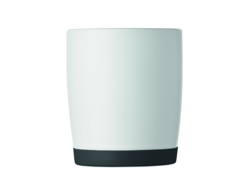 Silbase kubek ceramiczny z nadrukiem biały