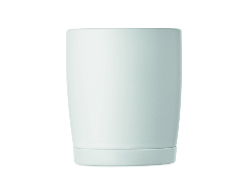 Silbase kubek ceramiczny z nadrukiem biały 300 ml
