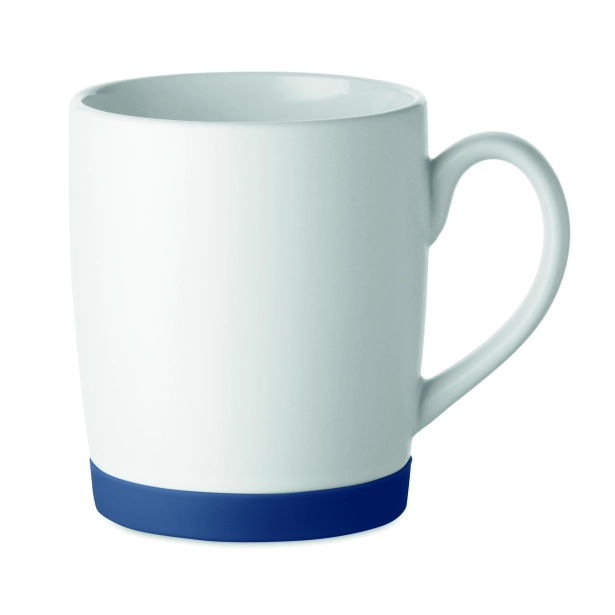 Silbase kubek ceramiczny z logo, granatowa podstawa