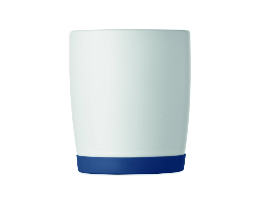 Silbase kubek ceramiczny z logo, granatowa podstawa