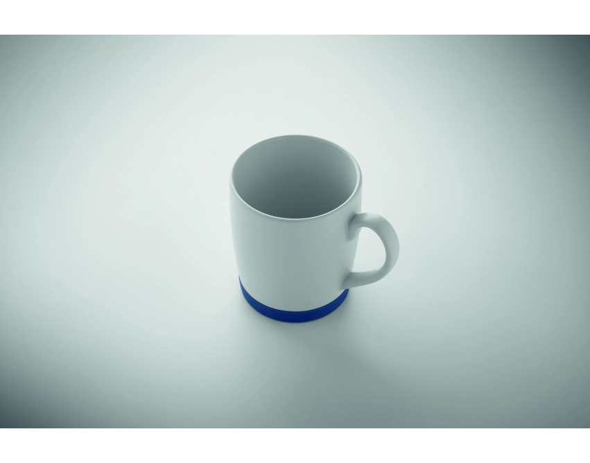 Silbase kubek ceramiczny z logo, granatowa podstawa