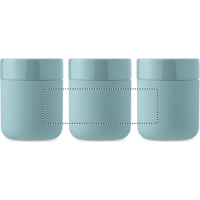 Schemat znakowania dla Sitodruk 360° - RS6 na gadżecie: Qeram kubek ceramiczny z logo 330 ml petrol