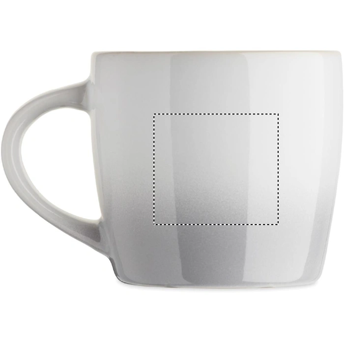 Schemat znakowania dla Tampondruk - P5 na gadżecie: Peze kubek ceramiczny z logo 300 ml, biały