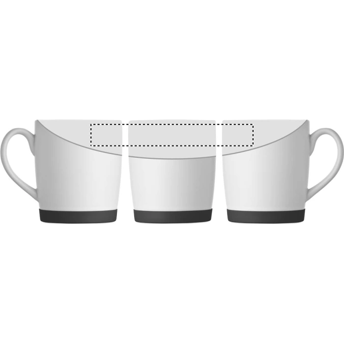 Schemat znakowania dla Transfer ceramiczny - TC na gadżecie: Silbase kubek ceramiczny z nadrukiem biały