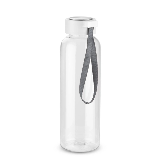 CLEAR butelka z nadrukiem 500 ml z białą zakrętką