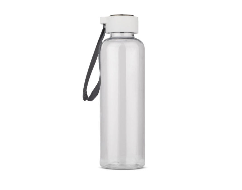 CLEAR butelka z nadrukiem 500 ml z białą zakrętką