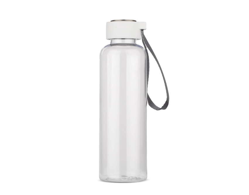 CLEAR butelka z nadrukiem 500 ml z białą zakrętką