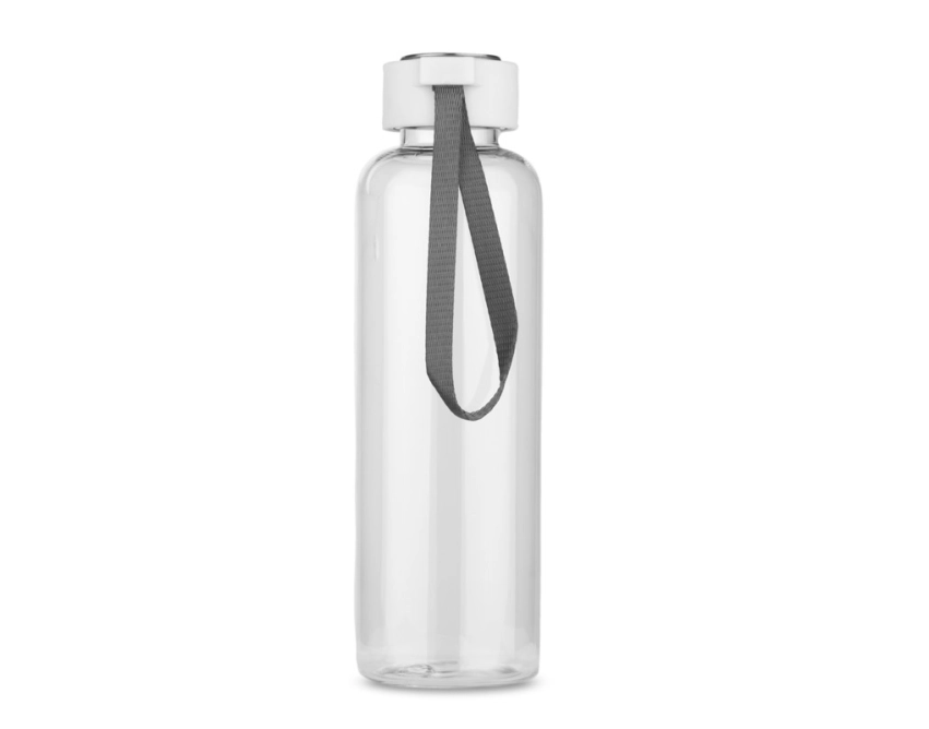 CLEAR butelka z nadrukiem 500 ml z białą zakrętką