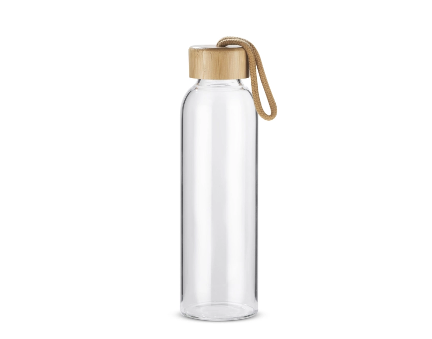 VIDO butelka szklana 560 ml z nadrukiem przezroczysta
