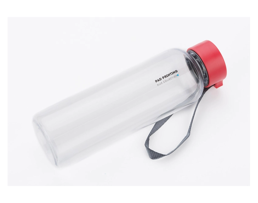 Butelka CLEAR firmowa 500 ml z czerwoną zakrętką