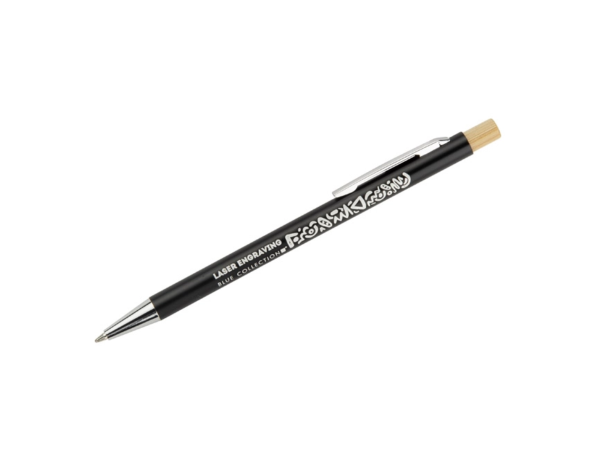 KIVO metalowy długopis reklamowy czarny 136 mm