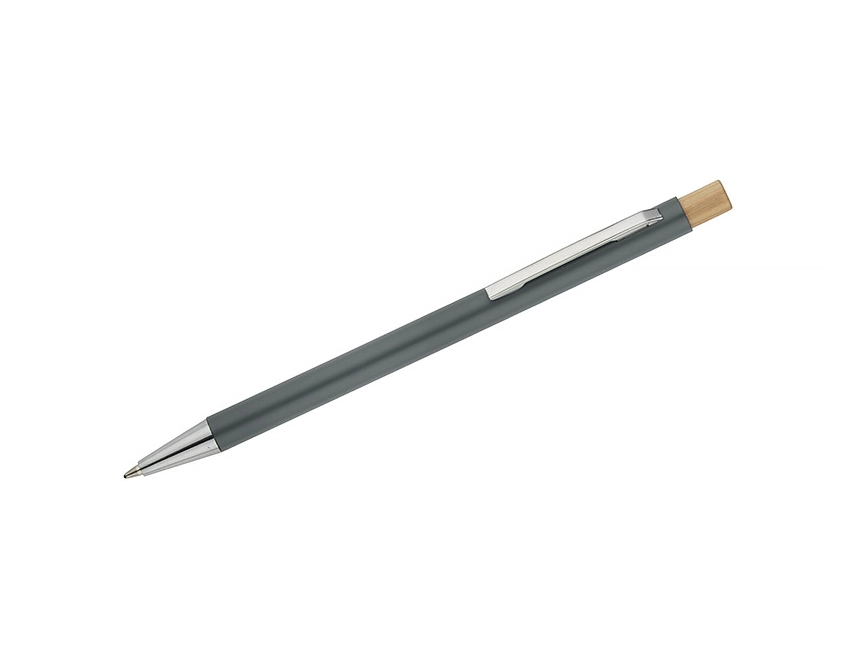 Długopis KIVO metalowy reklamowy, szary 136 mm