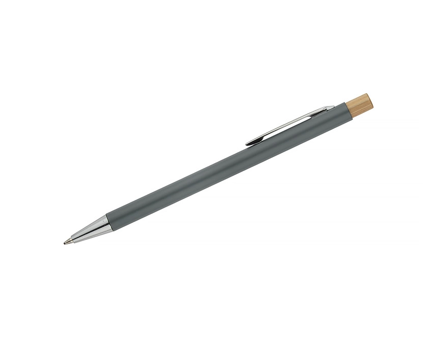 Długopis KIVO metalowy reklamowy, szary 136 mm