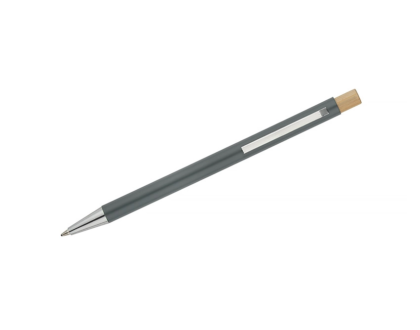 Długopis KIVO metalowy reklamowy, szary 136 mm