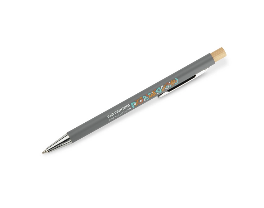 Długopis KIVO metalowy reklamowy, szary 136 mm