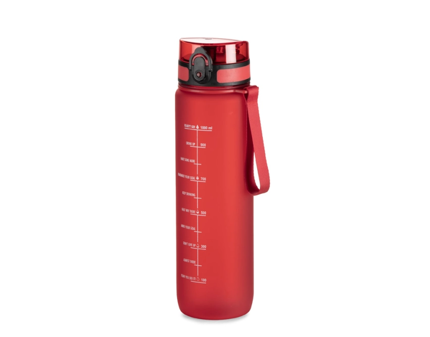 MOTIVA bidon sportowy z nadrukiem 1000 ml czerwony