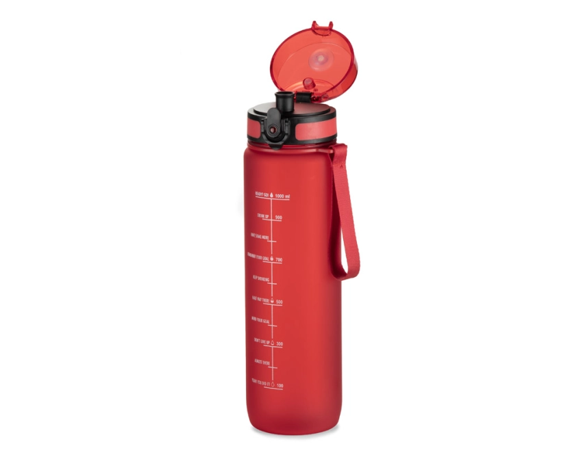 MOTIVA bidon sportowy z nadrukiem 1000 ml czerwony