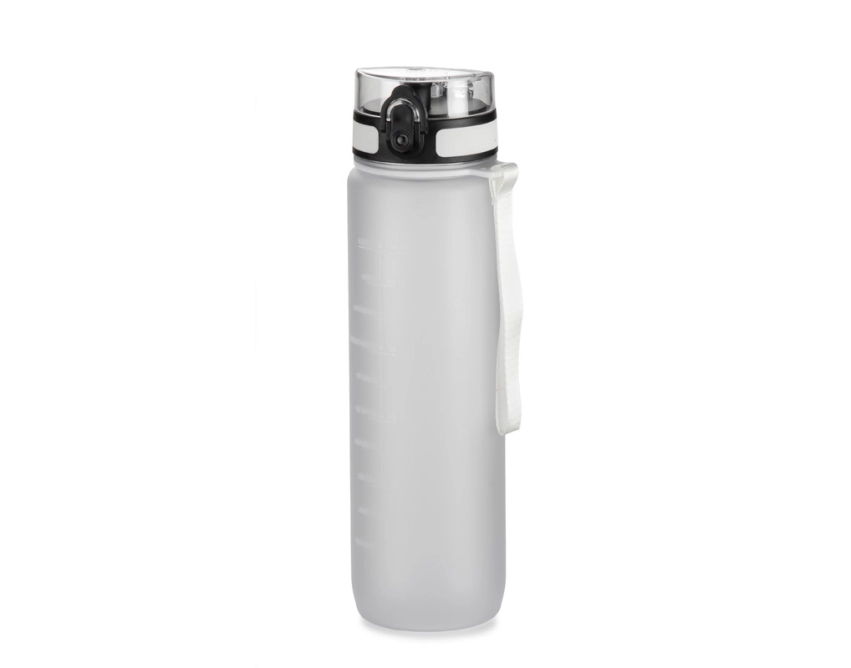 MOTIVA bidon sportowy z nadrukiem biały 1000 ml