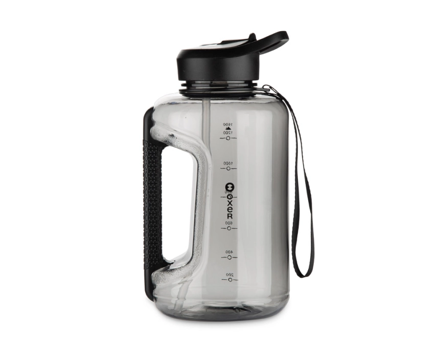 HARDI bidon sportowy z nadrukiem 1600 ml przezroczysty