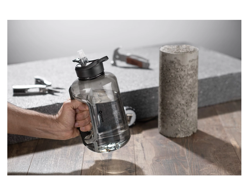 HARDI bidon sportowy z nadrukiem 1600 ml przezroczysty
