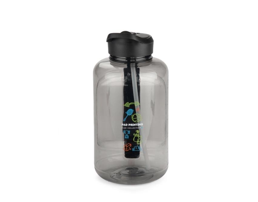 HARDI bidon sportowy z nadrukiem 1600 ml przezroczysty