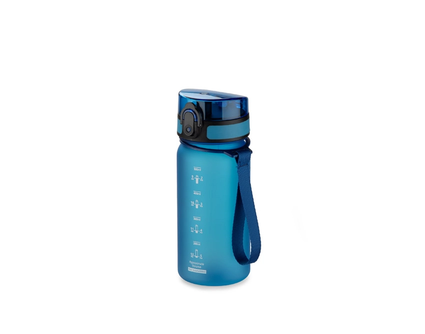 MOTIVA mini bidon sportowy 500 ml niebieski z logo