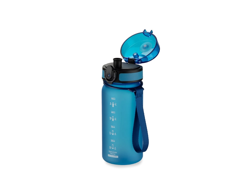 MOTIVA mini bidon sportowy 500 ml niebieski z logo