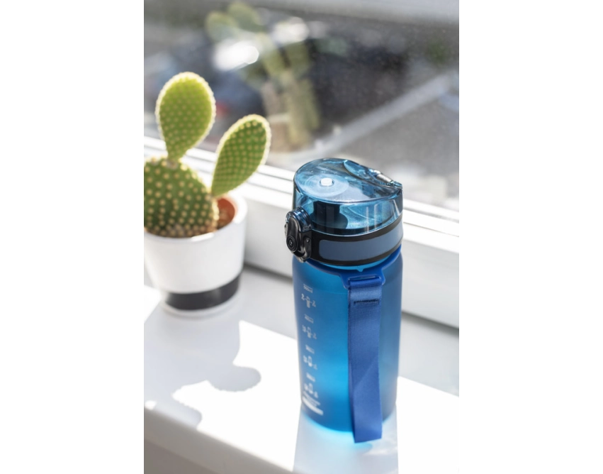 MOTIVA mini bidon sportowy 500 ml niebieski z logo