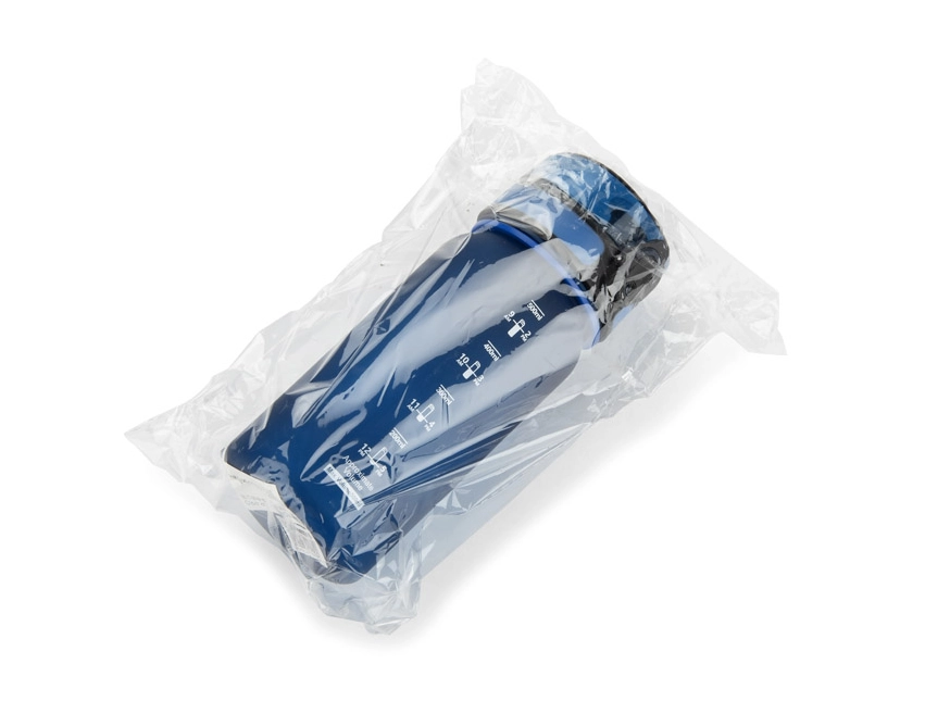 MOTIVA mini bidon sportowy 500 ml niebieski z logo