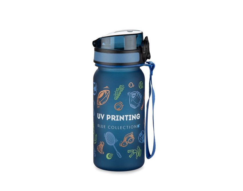 MOTIVA mini bidon sportowy 500 ml niebieski z logo