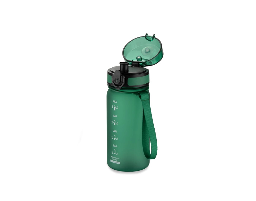 Bidon MOTIVA mini sportowy 500 ml zielony z nadrukiem