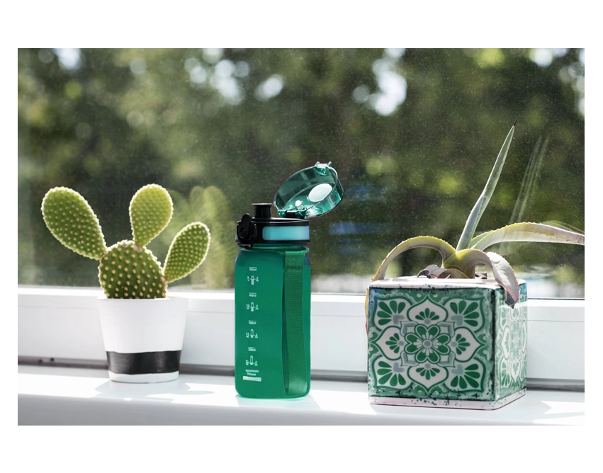 Bidon MOTIVA mini sportowy 500 ml zielony z nadrukiem