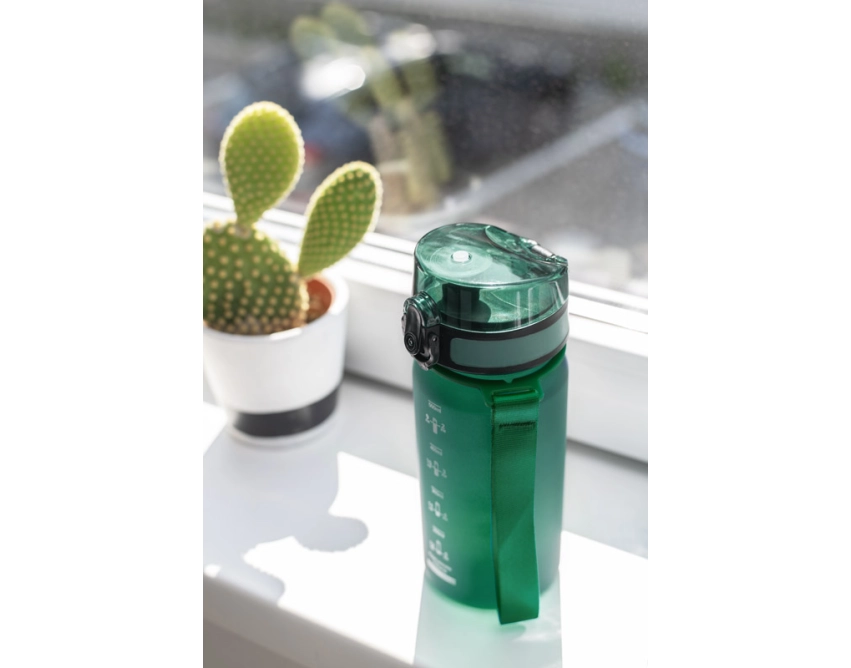 Bidon MOTIVA mini sportowy 500 ml zielony z nadrukiem