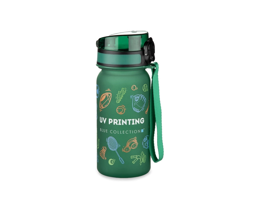 Bidon MOTIVA mini sportowy 500 ml zielony z nadrukiem