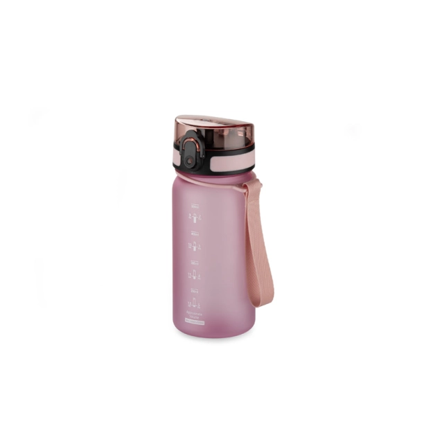MOTIVA mini bidon sportowy 500 ml różowy z nadrukiem