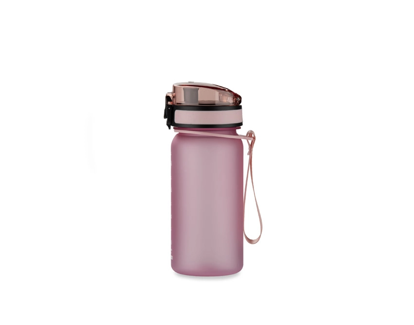 MOTIVA mini bidon sportowy 500 ml różowy z nadrukiem
