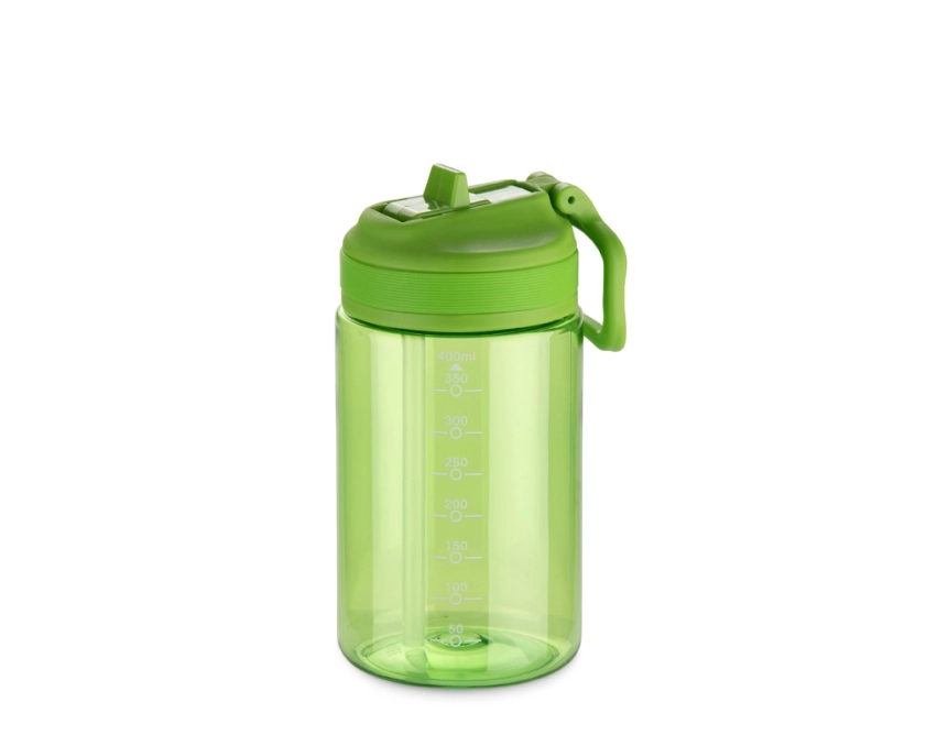 NINO bidon sportowy z nadrukiem 400 ml jasnozielony
