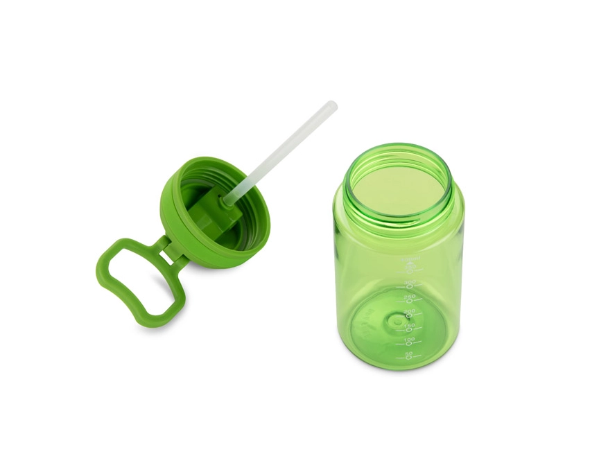 NINO bidon sportowy z nadrukiem 400 ml jasnozielony