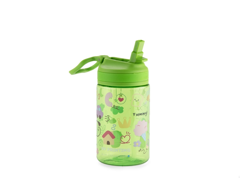 NINO bidon sportowy z nadrukiem 400 ml jasnozielony