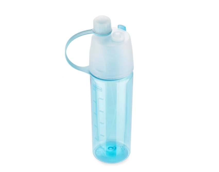 SPRAY bidon sportowy z nadrukiem 600 ml niebieski