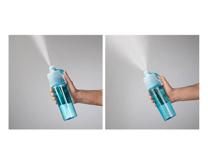 SPRAY bidon sportowy z nadrukiem 600 ml niebieski