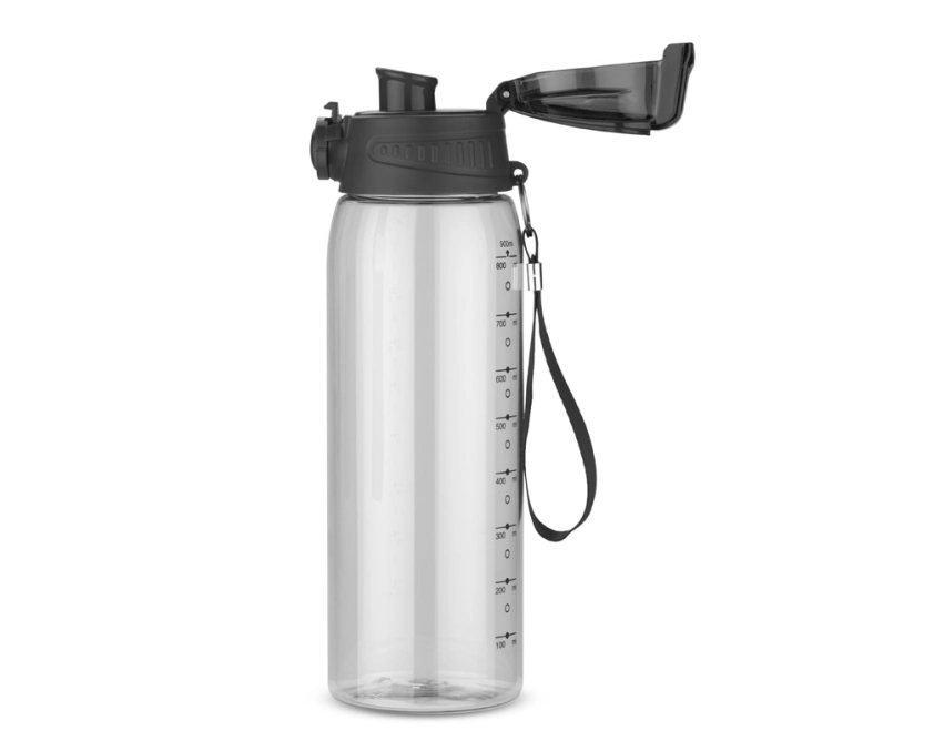 KOLTER bidon sportowy z nadrukiem 900 ml czarny