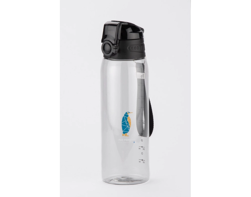KOLTER bidon sportowy z nadrukiem 900 ml czarny